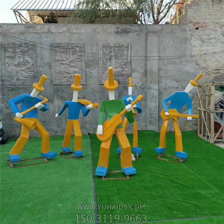 校园景区创意不锈钢镜面几何抽象人物博鱼网页版