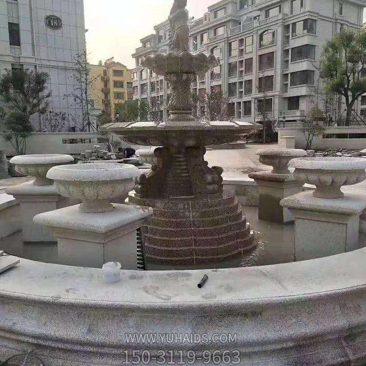 公园别墅花岗岩大理石石雕双层喷泉博鱼网页版