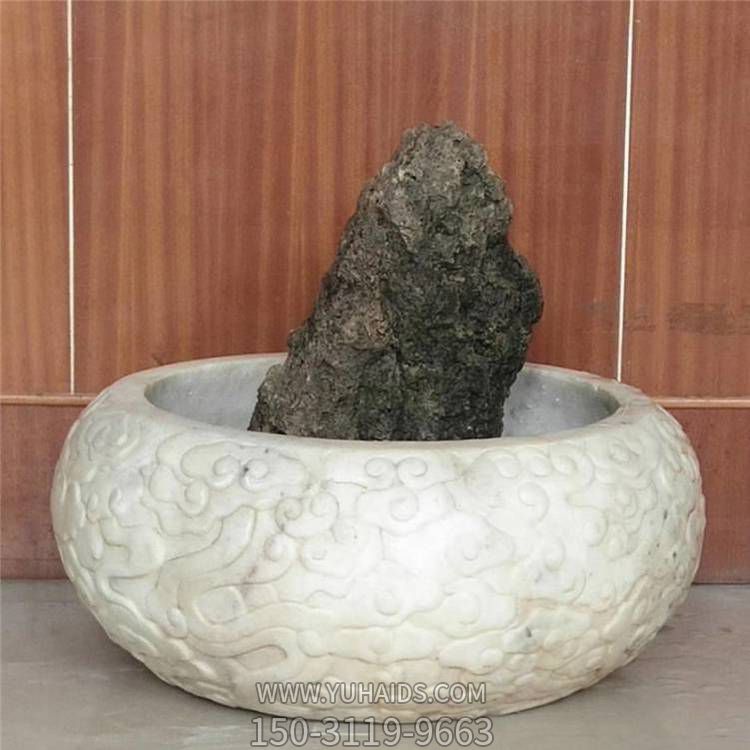 浮雕创意花钵创意流水景观假山摆件博鱼网页版