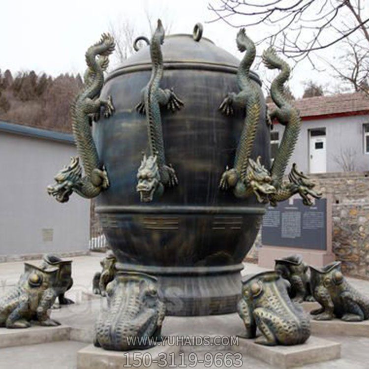 校园广场大型玻璃钢仿铜地动仪博鱼网页版