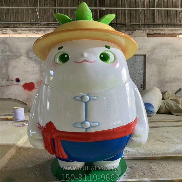 商场店铺玻璃钢卡通创意公仔博鱼网页版摆件