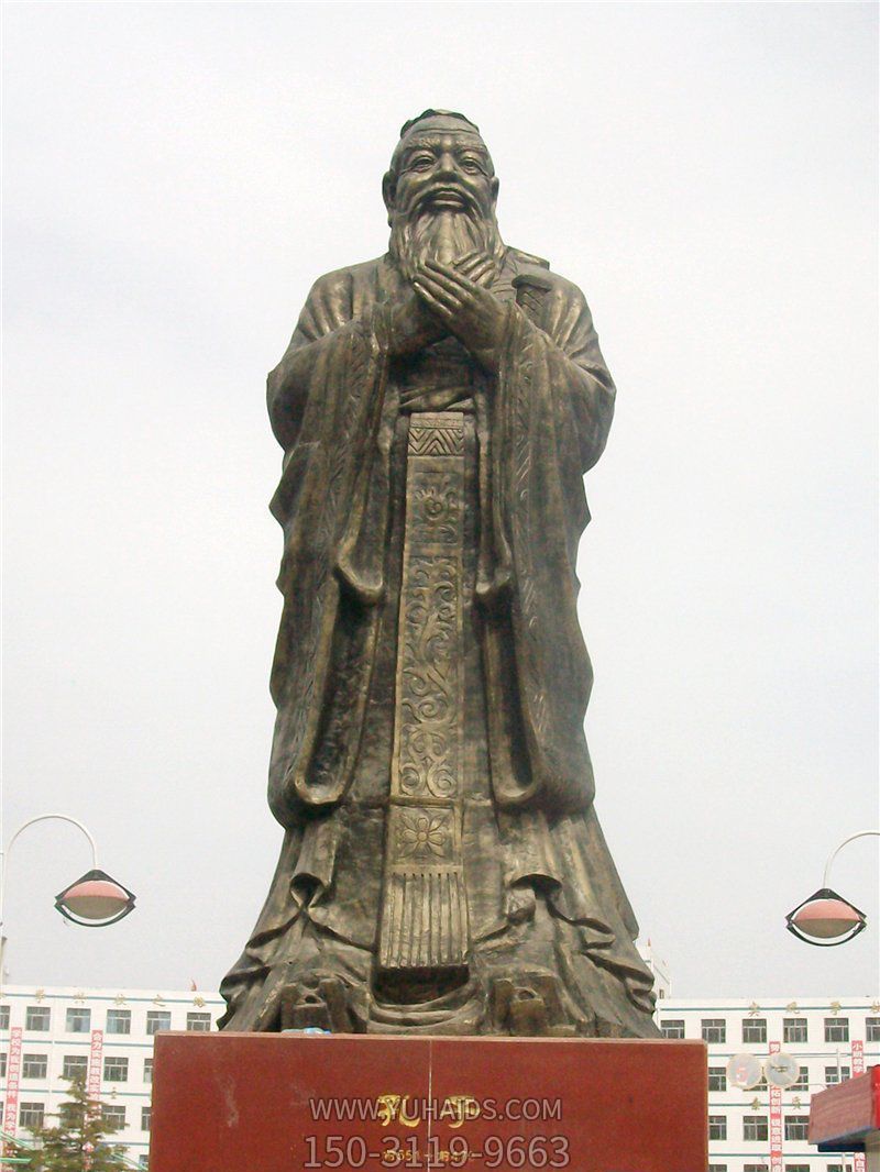 广场学校孔子古代历史名人铜博鱼网页版景观小品