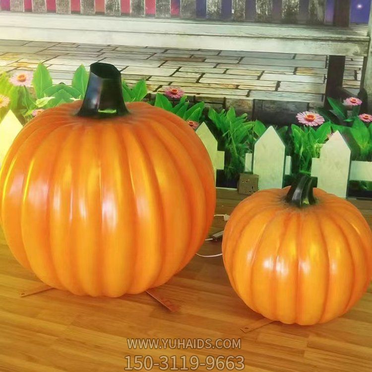 户外园林玻璃钢仿真水果南瓜博鱼网页版