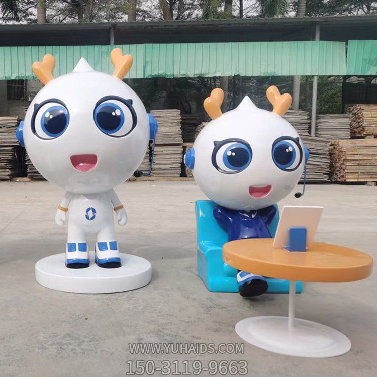 游乐园户外玻璃钢卡通彩绘主题人物小品博鱼网页版