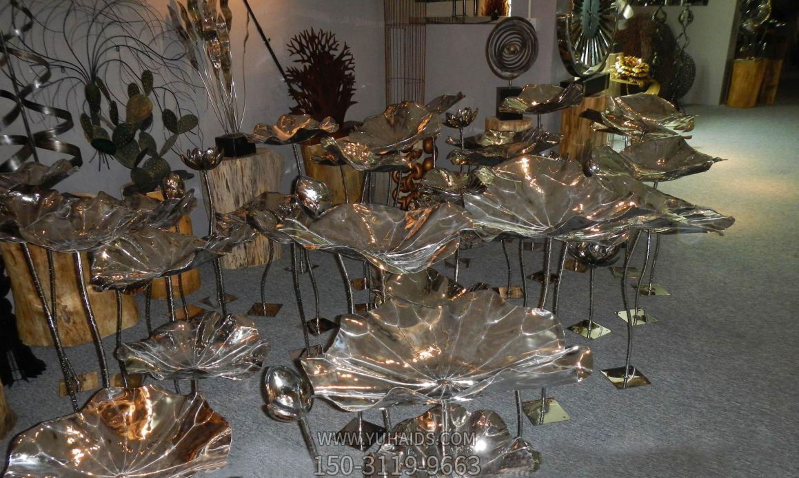 园林户外不锈钢荷花荷叶博鱼网页版