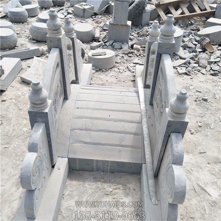 河道户外大理石石雕拱桥博鱼网页版