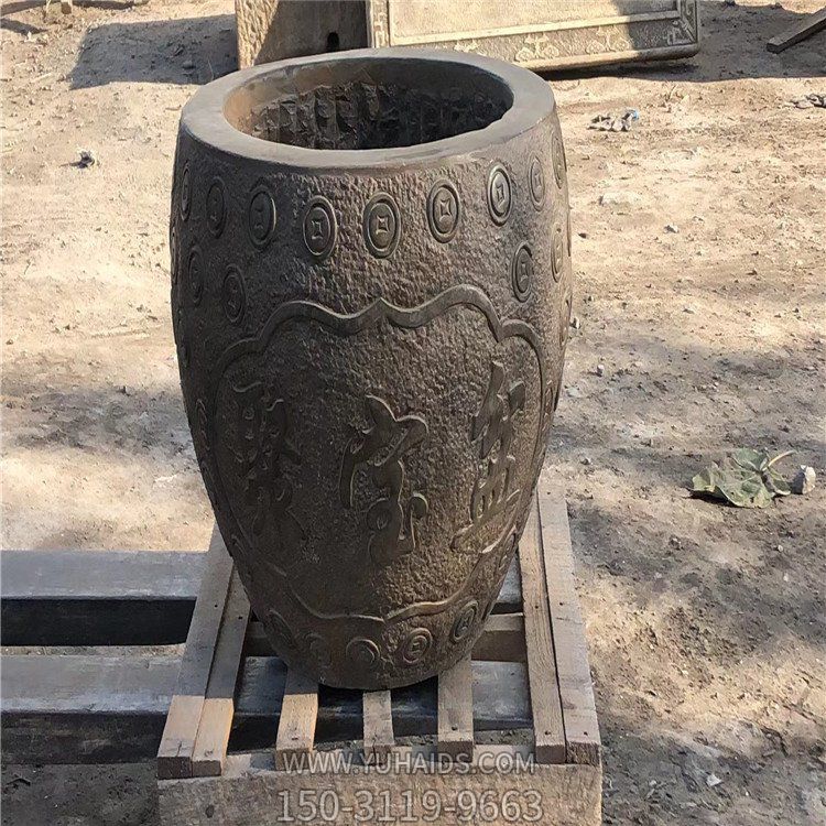 仿古做旧石雕聚宝盆博鱼网页版