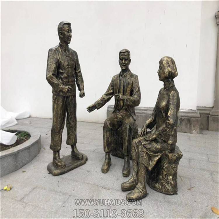 景区景点铜雕户外公园情景人物小品博鱼网页版