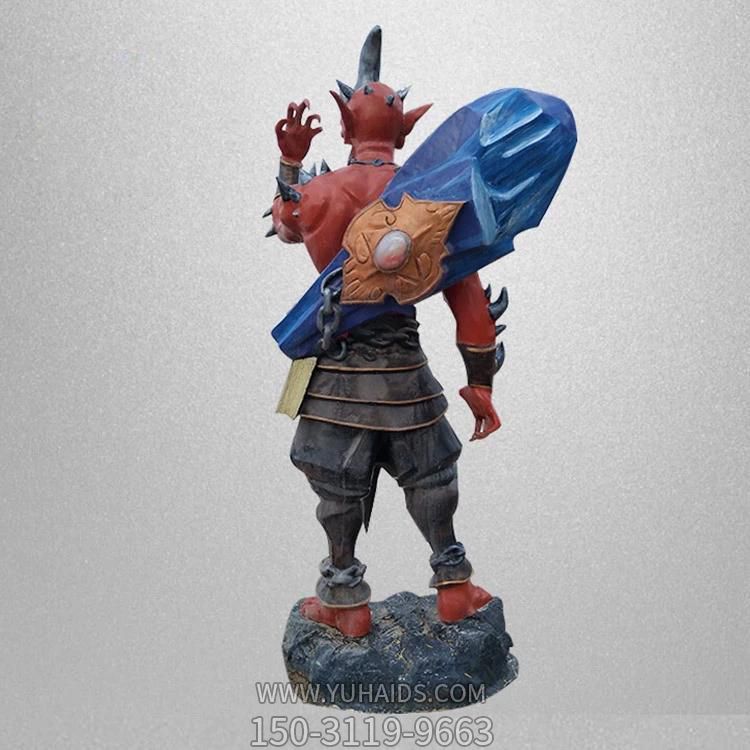 景区景点玻璃钢游戏人物景观博鱼网页版