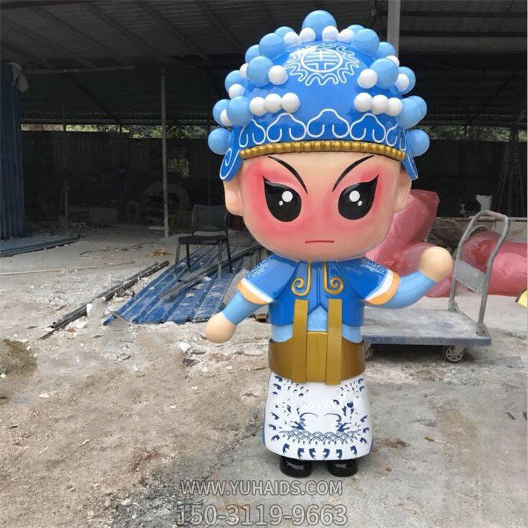 玻璃钢彩绘卡通戏曲人物博鱼网页版