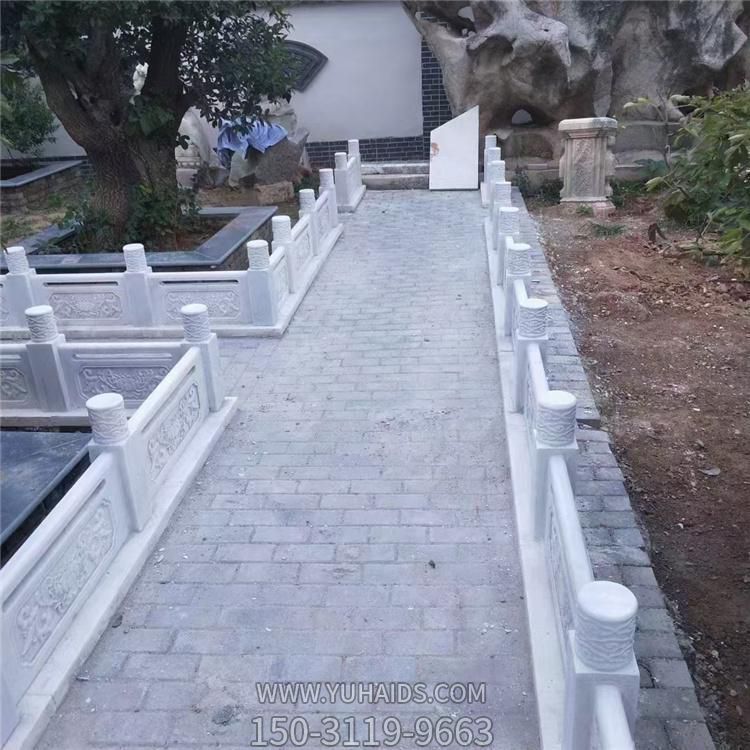 庭院汉白玉仿古建筑走廊防护栏杆博鱼网页版