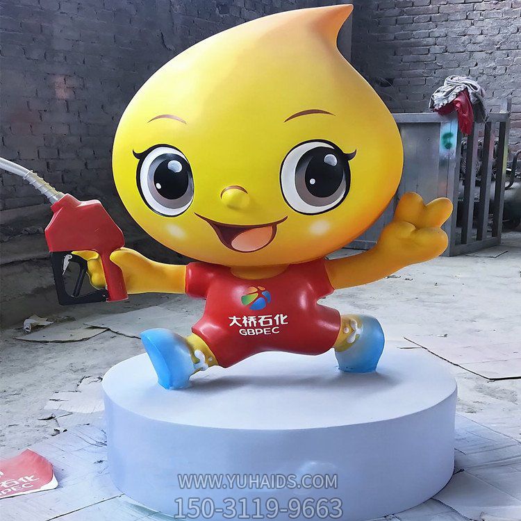 玻璃钢彩绘卡通公仔商场公园美陈装饰品摆件博鱼网页版
