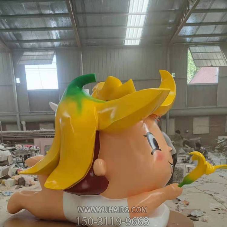 玻璃钢卡通商场户外幼儿园美陈摆件人物景观博鱼网页版