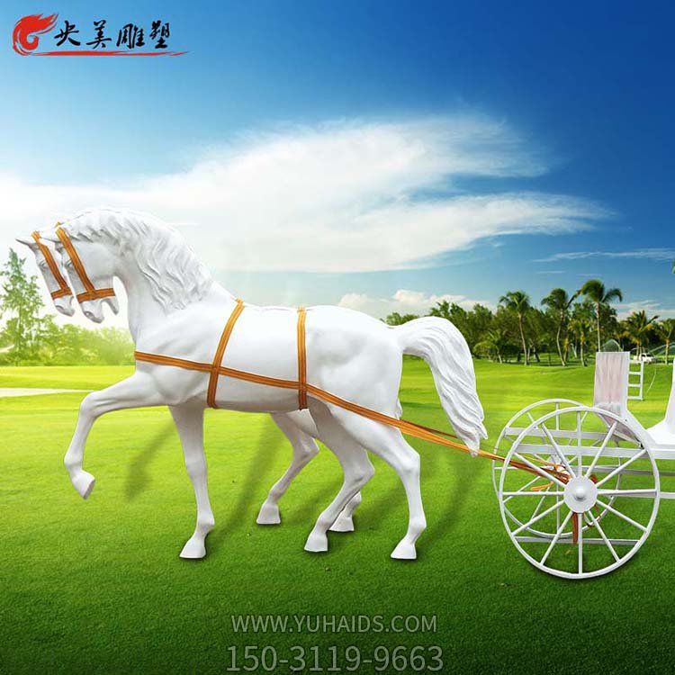 玻璃钢户外景观园林马车博鱼网页版