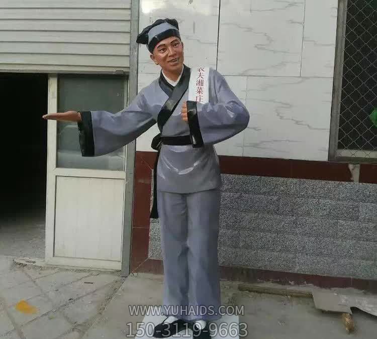 饭店商场摆放玻璃钢仿真店小二博鱼网页版