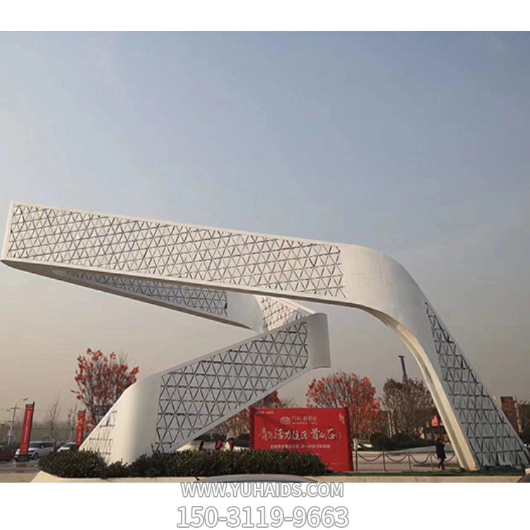 不锈钢户外园林大型抽象园林景观八戒博鱼网页版