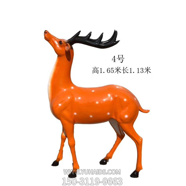 玻璃钢仿真户外园林梅花鹿博鱼网页版