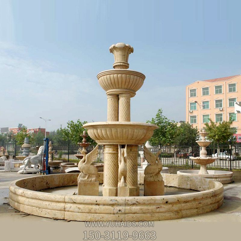 酒店创意大理石喷漆喷泉博鱼网页版