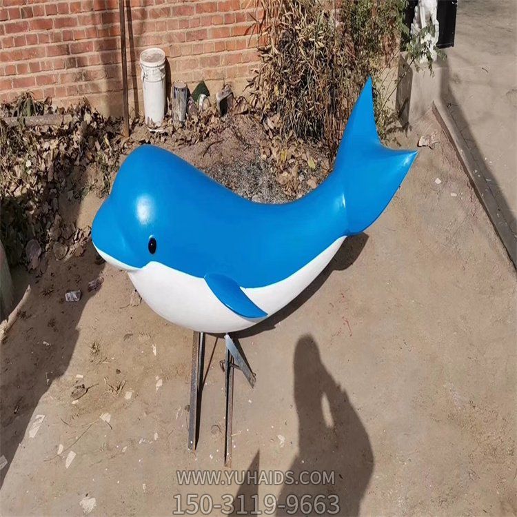 玻璃钢户外园林景观卡通鲸鱼博鱼网页版