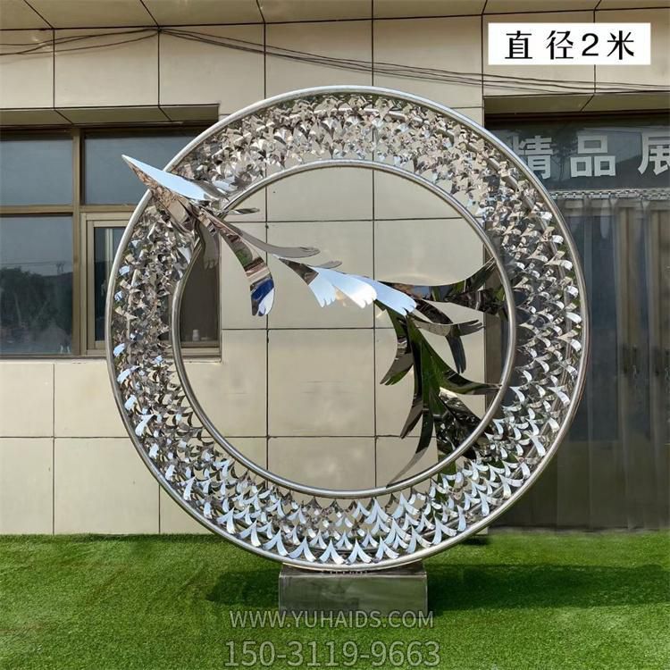 不锈钢镂空大型不锈钢镂空大型圆环摆件博鱼网页版