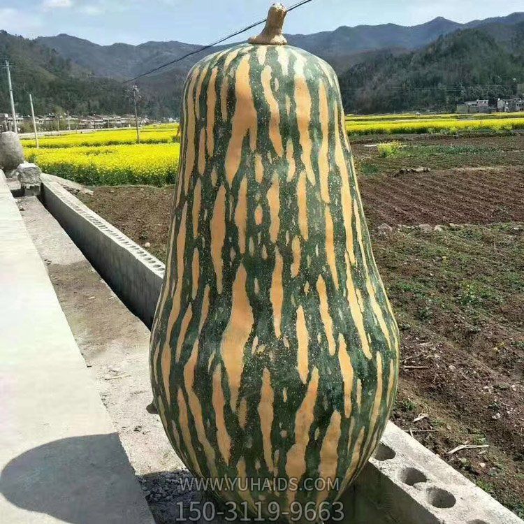 大北瓜，玻璃钢仿真果蔬景观博鱼网页版