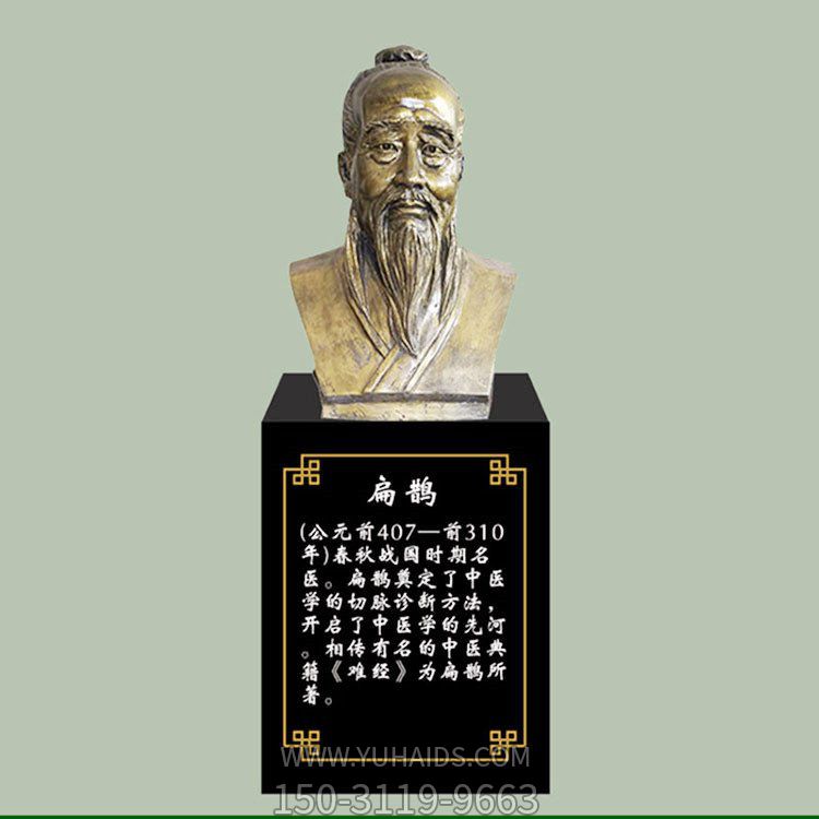 古代名医博鱼网页版胸像扁鹊博鱼网页版