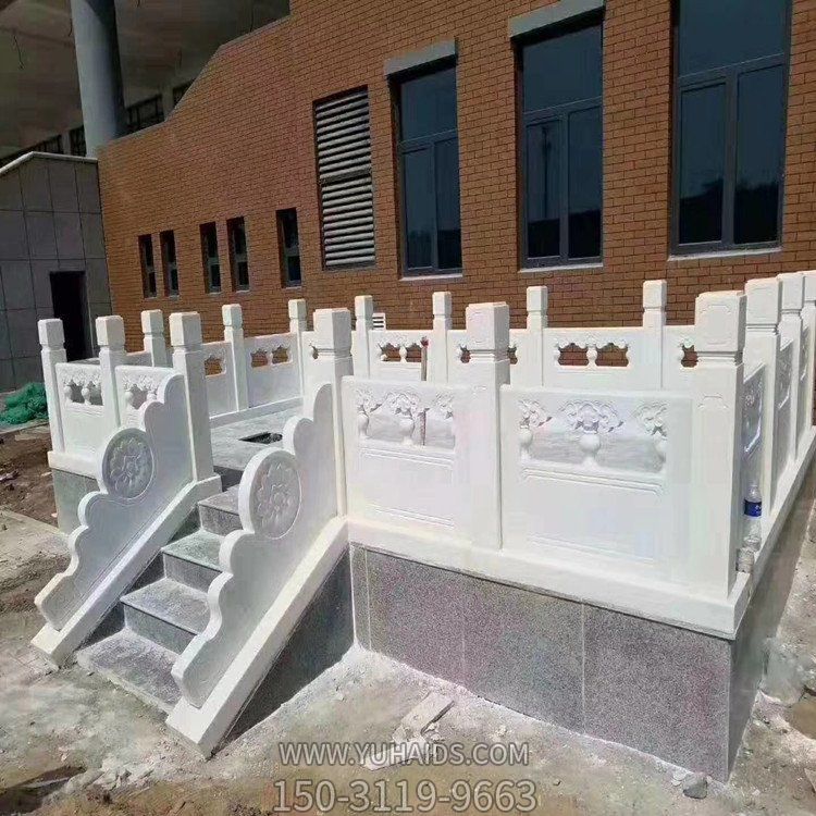 大理石石雕校园广场旗台博鱼网页版