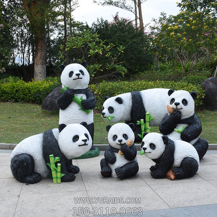 玻璃钢熊猫，仿真熊猫博鱼网页版