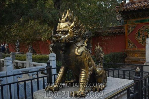 户外景区不锈钢喷金烤漆麒麟博鱼网页版