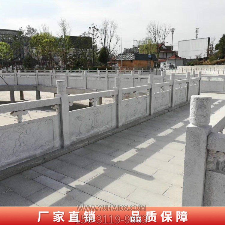 河道石材栏杆 景观石雕石栏杆 户外青石护栏博鱼网页版
