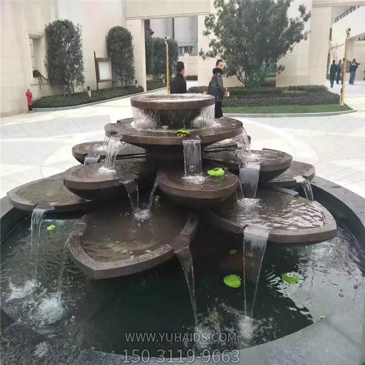 户外公园景区创意石雕流水摆件喷泉景观博鱼网页版