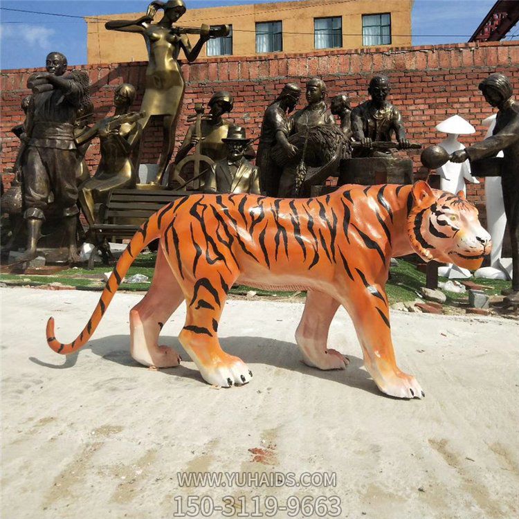 园林户外玻璃钢仿真老虎博鱼网页版