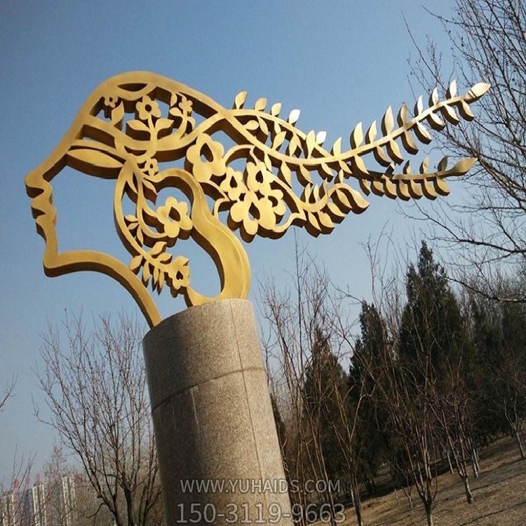 不锈钢园林户外抽象人物景观博鱼网页版