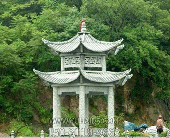 双层镂空青石仿古建寺院景区摆放凉亭博鱼网页版