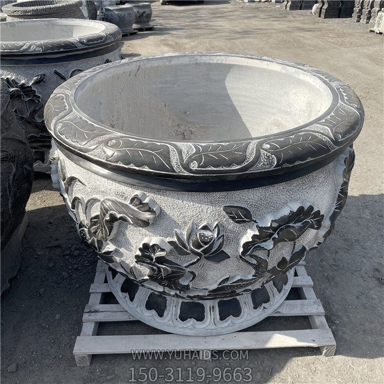 石雕水缸，水盆，荷花盆博鱼网页版