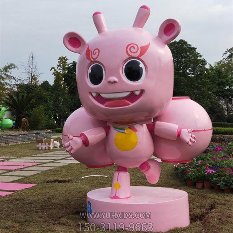 游乐园大型玻璃钢卡通小怪兽景观摆件博鱼网页版