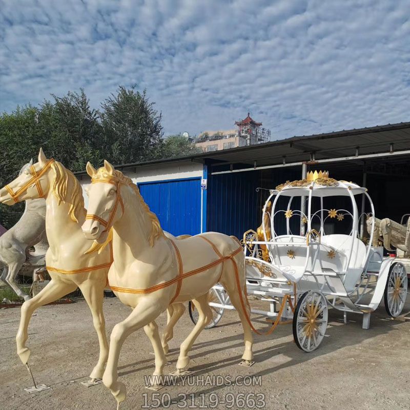 景区创意玻璃钢拉南瓜马车的马博鱼网页版