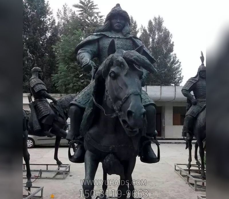 古代将军铜雕骑马博鱼网页版