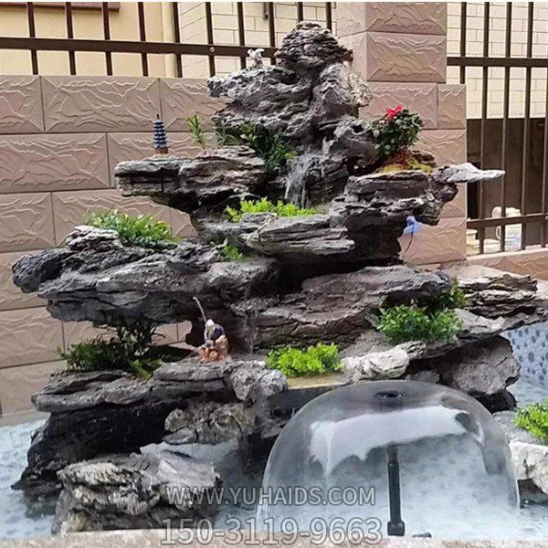 别墅庭院大理石石雕纯天然流水摆件假山博鱼网页版