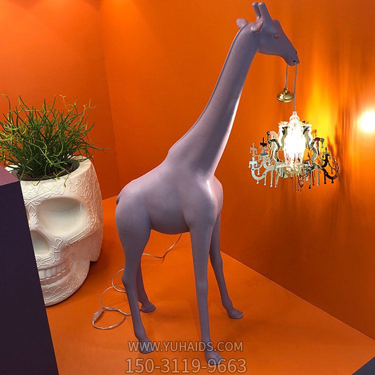 玻璃钢室内创意景观动物灯博鱼网页版