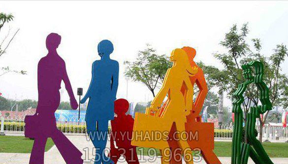 海边广场公园锻造不锈钢购物人博鱼网页版