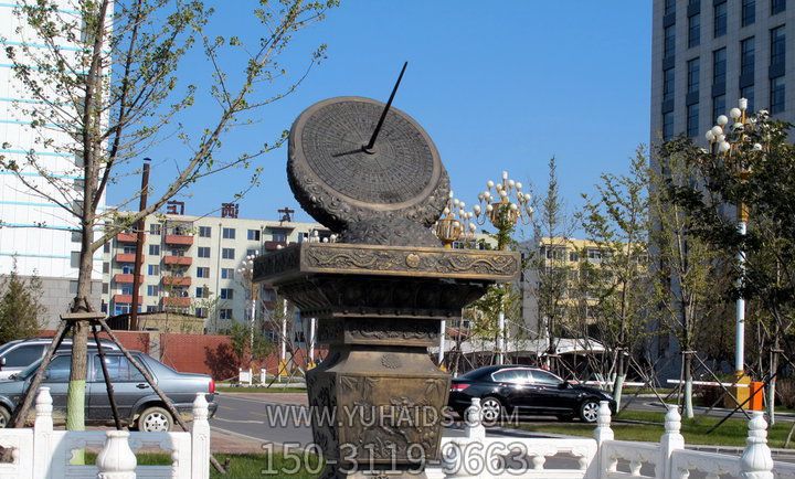 公园仿古做旧不锈钢仿铜日晷博鱼网页版