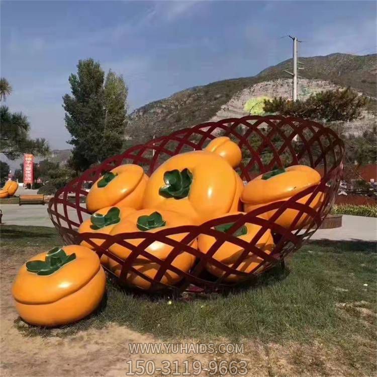 广场园林玻璃钢卡通柿子博鱼网页版