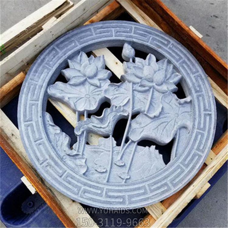 大型汉白玉浮雕文化墙 庭院装饰石雕影门墙 博鱼网页版