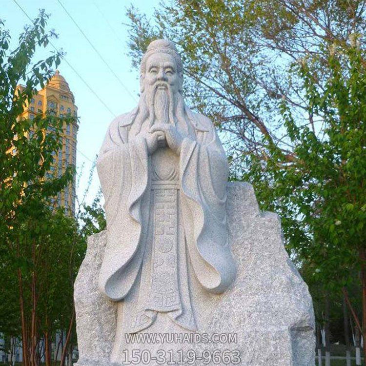 大理石石雕人像 石雕孔子历史人物博鱼网页版