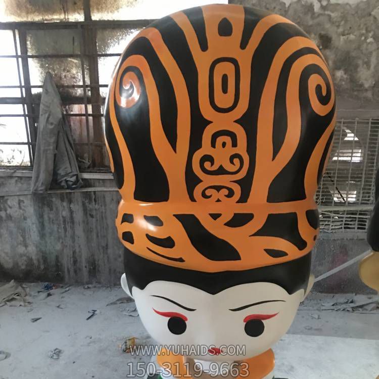 玻璃钢卡通商场景区摆放的卡通人物博鱼网页版摆件