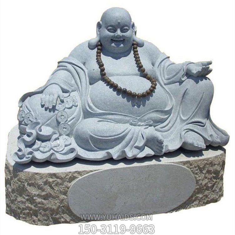 寺庙摆放汉白玉弥勒佛像博鱼网页版