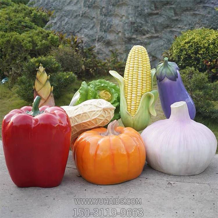 玻璃钢果蔬博鱼网页版造型 生态园采摘园景观摆件