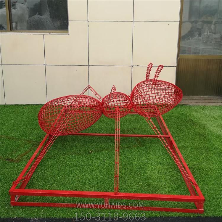 户外园林不锈钢金属网格抽象蚂蚁博鱼网页版