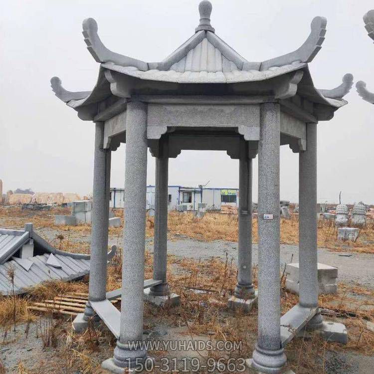 户外石雕亭子乡村建设广场行人石材凉亭博鱼网页版